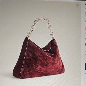 J. Crew Rich Walnut Brown Suede Handbag